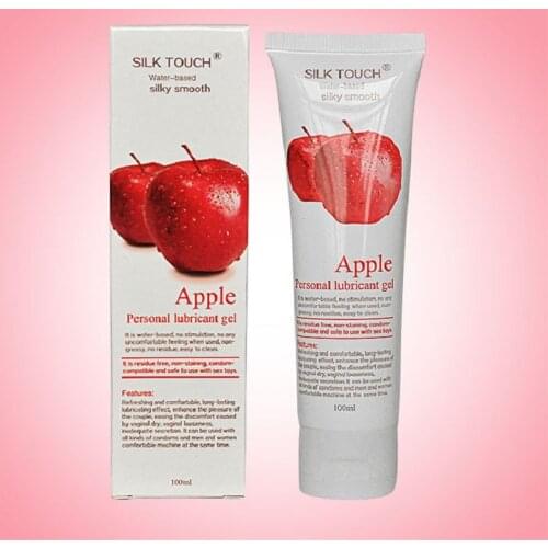 Sex Products Honey Oral Sex Lubricant Apple Tastes Water Base Lubrication Sex Oil For Anal Sex 100ml