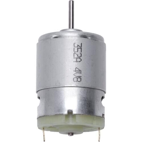 RS380 DC 1.5-18V 30000RPM Micro Motor 38x28mm for RC Model Toys DIY, Silver