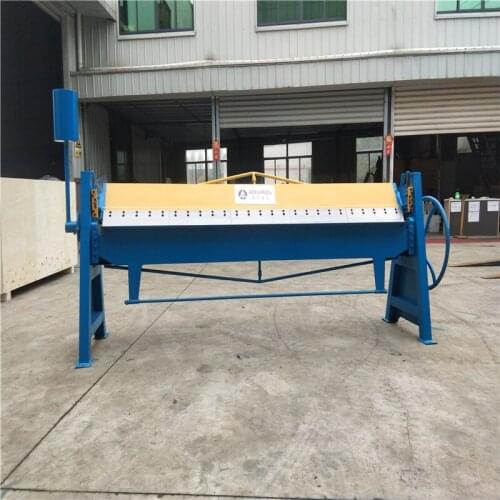 Manual Iron Stainless Steel 1.5 mm Sheet Metal Manual Folding Machine