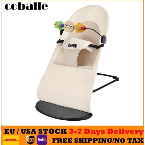 Baby Rocking Chair Comfort Chair Newborn Baby Recliner with Baby Sleep Artifact Child Cradle Bed Coax Baby Artifact