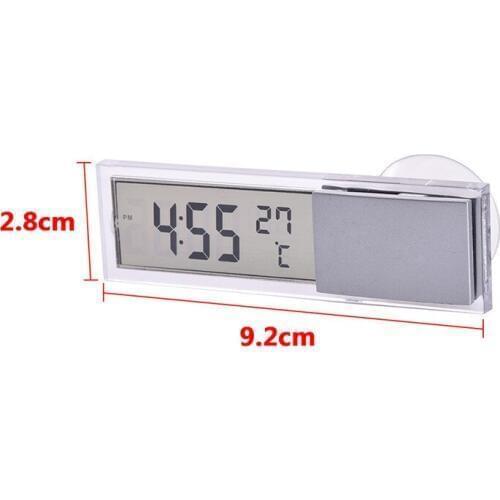 Universal Car Vehicle LCD Digital Electronic Clock Temperature Monitoring