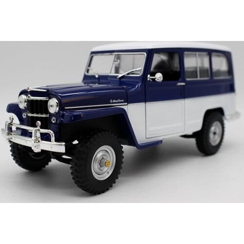 WELLY Diecast 1:18 Scale 1955 Classic Cars Wagon Alloy Model Collectible Decoration Gift Display Gift Toy Car