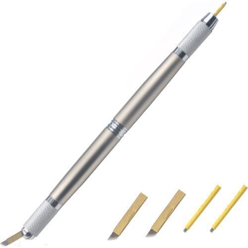 1pc Manual eyebrow permanent makeup pen tattoo machine Microblading Munsu Tebori Pen free shipping