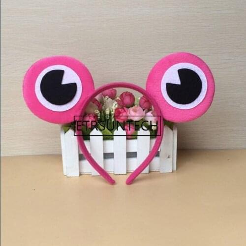 100pcs Colorful Frog Headband Halloween Animal Hair Band Cosplay Birthday Party Favors Supplies