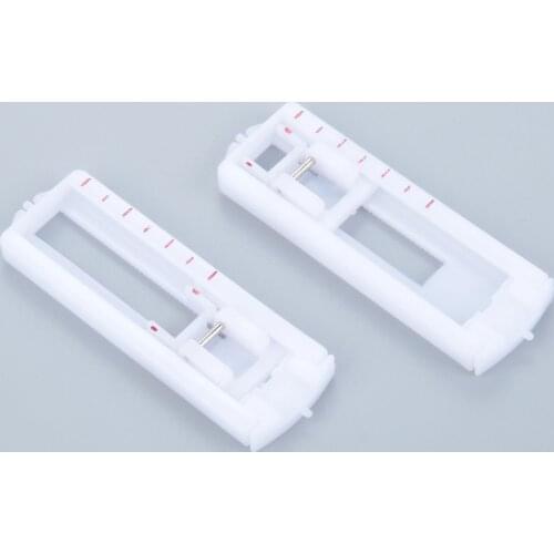 2pcs/set Buttonhole Presser PVC Household electric sewing machine Part Foot Four-step Locking CY-7302 Snap DIY Tool Hicello