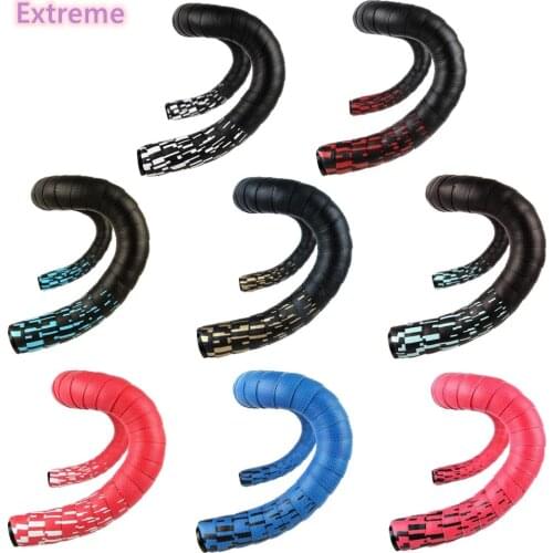 2pcs Bicycle Handlebar Tape Steering Wheel Cover Road Bike Cycling Handle Non-slip Belt Rubber Tape Bike Accessories Handle Bel