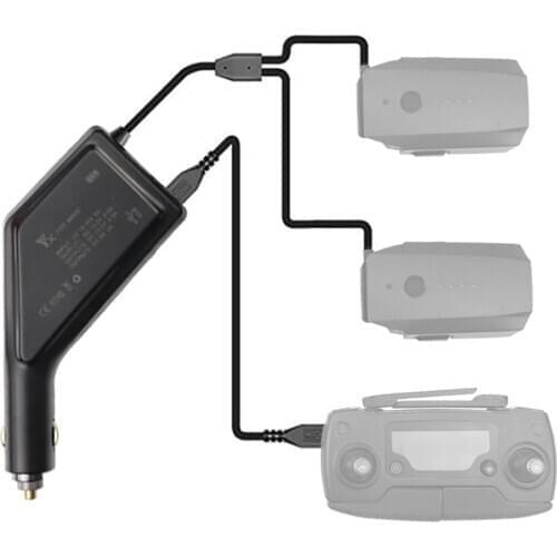 3-IN-1 Mavic Pro Car Charger Fast Charging Hub For DJI Mavic Pro Battery Remote Controller Charging Accessories