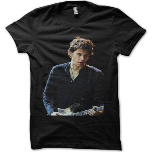 John Mayer Black Half Sleeve T Shirt