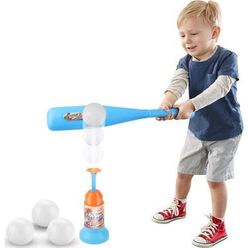 Kids Soft Safety Baseball Set Toys For Children Funny Sports Play Games Outdoor Toy Boy Crashproof Baseball Parent-child Games