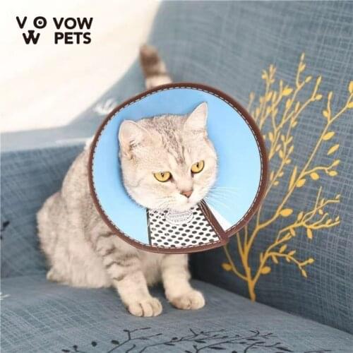 Elizabeth Formation Lap Dog Dog Collar Pet Cat Set Against Lick Sterilization Catch A Bit Shame Cat Collars VOW Pets 2021