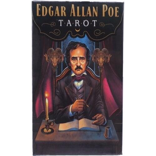 Edgar Allan Poe Tarot Deck Card 78pcs Tarot Cards Board Game Card Game Playing Cards Party Table Game English Oracle Card