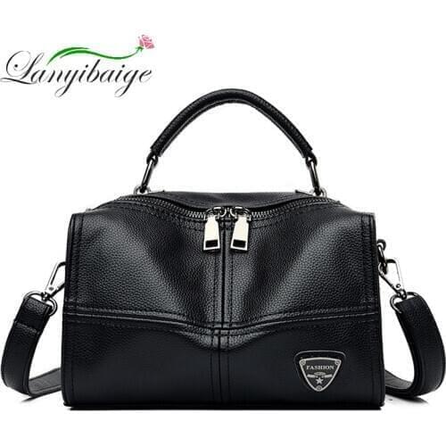 Leather Female Crossbody Bags for Women 2020 PU Luxury Handbags Women Bags Designer High Quality Belt Design Shoulder Bags