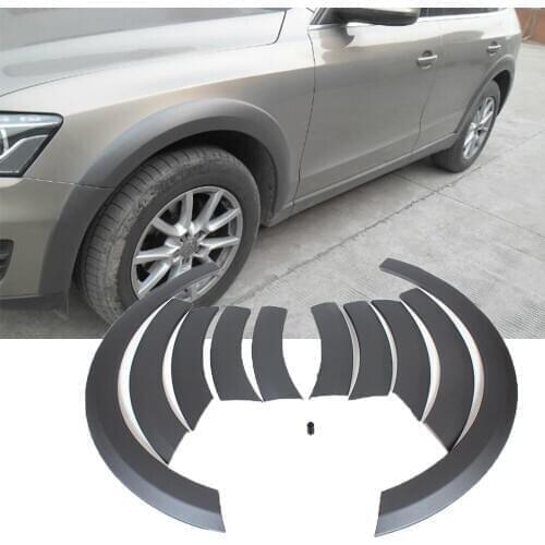 PU Wheel Arch Fender For Audi Q5 Standard Bumper 2009-2013 Car Fender Wheel Modling Trims Wheel Protector PP Wheel Arch Eyebrow