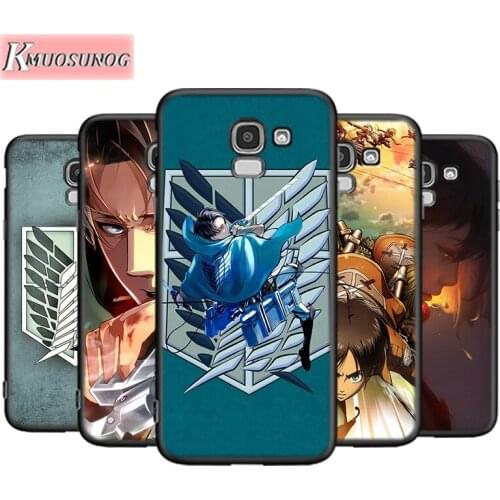 Attack on Titan For Samsung Galaxy J8 J7 J6 J5 J4 J3 J2 Core Duo Prime Plus Star 2016 2017 2018 Soft Phone Case