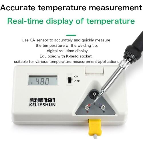 KELLYSHUN 191 Industrial Soldering Station Temperature Calibrator New Electric Soldering Iron Digital Temperature Tester
