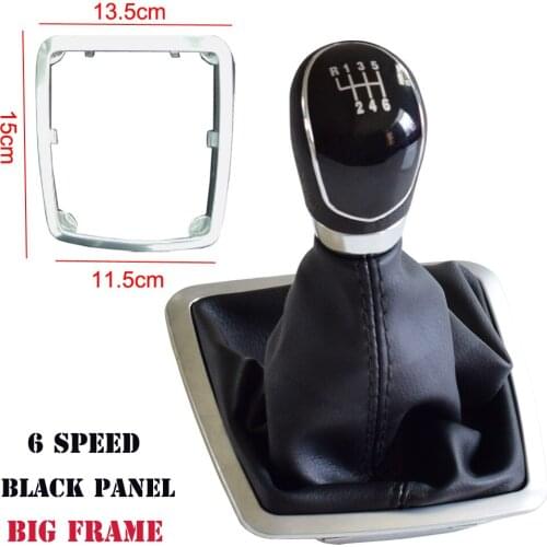 Gear Shift Knob With Dustproof Cover Drive Head Stick Shifter Handle For Ford Focus 2 MK2 FL C-MAX 2006-2011 MK3 MK4 MK7 Galaxy