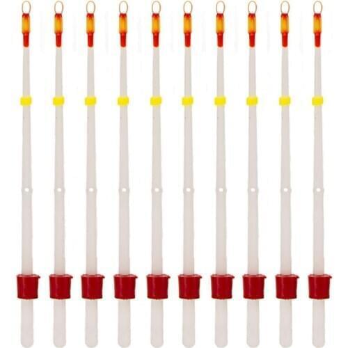Fishing Extension Rod 10Pcs Small White Winter Ice Fishing Extension Rod Pole for Saltwater Freshwater HOT SALE