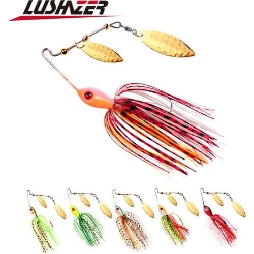 Spinnerbait Buzzbait Fishing Skirts Lures Artificial Bait Fishing Tacklelure 16.6g 4 Colors Isca Artificial swimbait fish