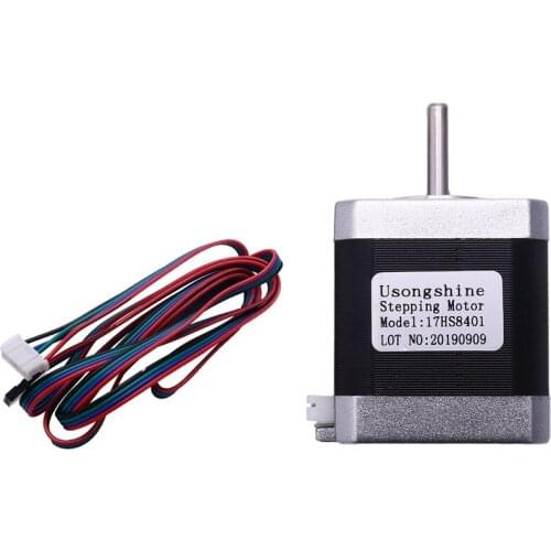 2Pcs Nema17 Stepper Motor for 3D Printer 4-Lead 48Mm/78Oz-In 1.8A Nema 17 Motor 42Bygh 1.7A(17Hs8401)Motor