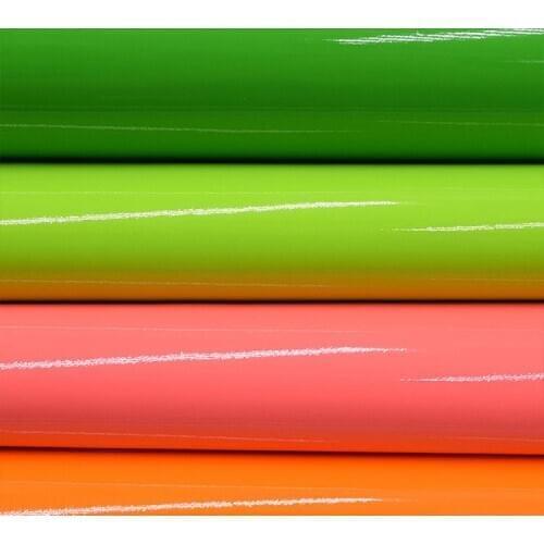 Synthetic PU Fluorescent mirror leather materials