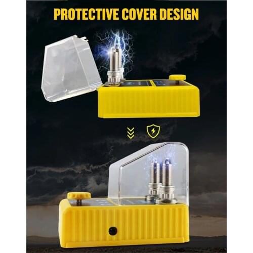 Ignition Testers Automotive Diagnostic Tool Double Hole Analyzer Original AUTOOL SPT101 220V 110V Car Spark Plug Tester