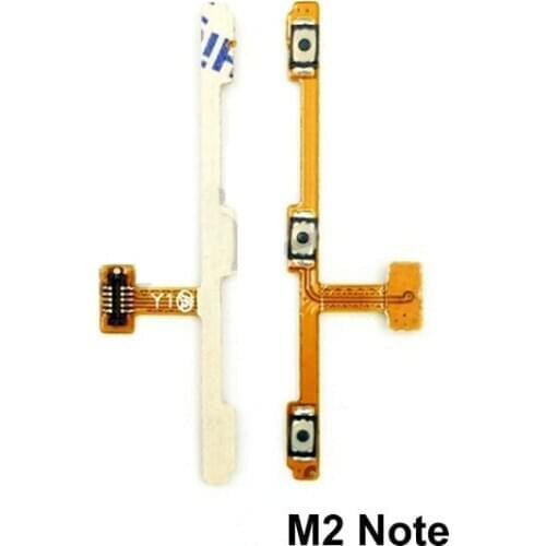 In stock ! For Meizu M2 Note New Power on/off+Volume up/down Switch Button Flex Cable Repair Parts