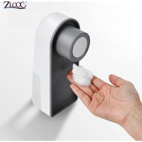 Zloog Intelligent Liquid Soap Dispenser Sensor Induction Foaming Health Protection Hand Washing Device for Kitchen Bathroom