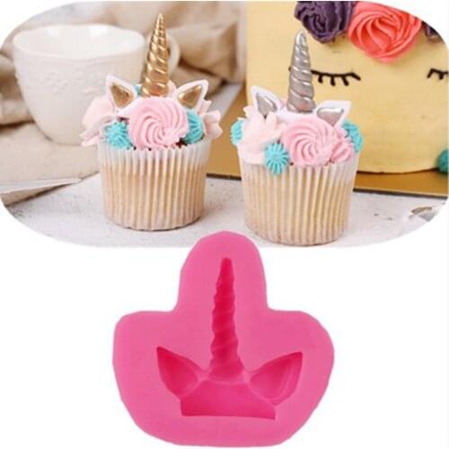 1 Pc Cake Tool Unicorn Horse Ear Silicone Mold Sugarcraft Chocolate Fondant Tool Sugarcraft Mould Cake Decoration