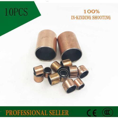 10Pcs SF1 SF-1 1220 Self Lubricating Composite Bearing Bushing Sleeve 12 x 14 x 20mm Free shipping High Quality sliding bearing