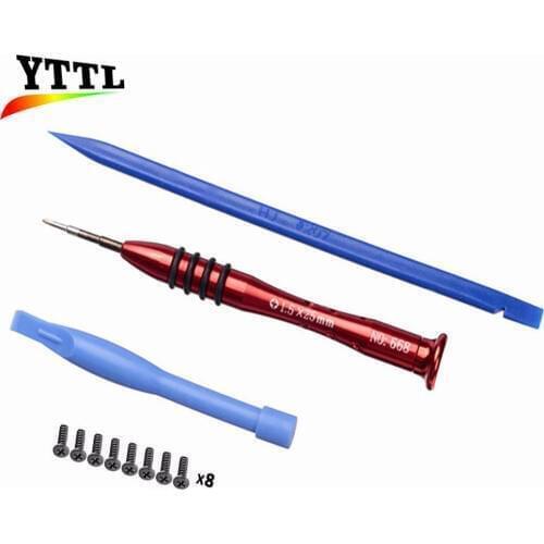 4 in 1 Open Shell Tools for PS4 Controller Screwdrivers and 8P Screws Game Tools Kit Tear down Repair Tool Install Repair Mod