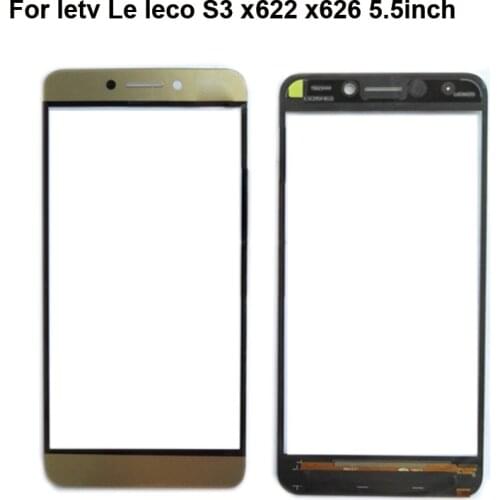 5.5inch For letv Le leco S3 x622 x626 Front Outer Glass Lens Repair Touch Screen Outer Glass Touch Screen without Flex