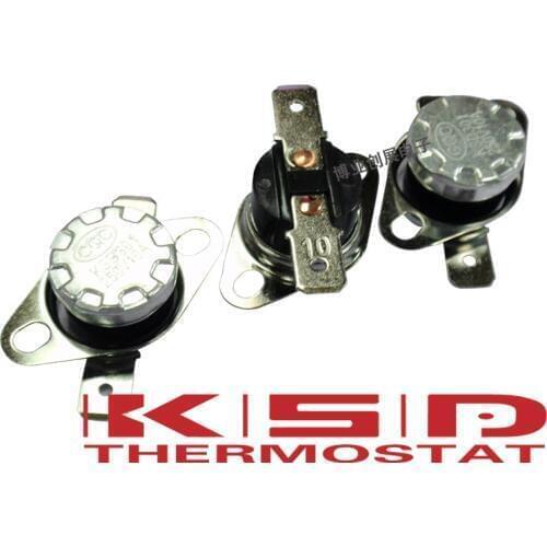 5pcs KSD301 135C-160C Celsius degree 10A250V N.C. Normally Closed N.O. NormallyOpen Temperature Switch Thermostat 140/145/150