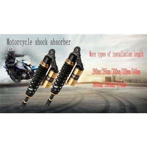 280mm 295mm 320mm 340mm 360mm 375mm 390mm 415mm motorcycle shock absorber suspension for HONDA HUSQVARNA YMAHA SUZUKI Kawasaki