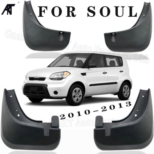 Car Mud Flaps For Kia SOUL 2010 2011 Mudflaps Splash Guards Mud Flap Mudguards Fender Front Rear Styling Set Molded