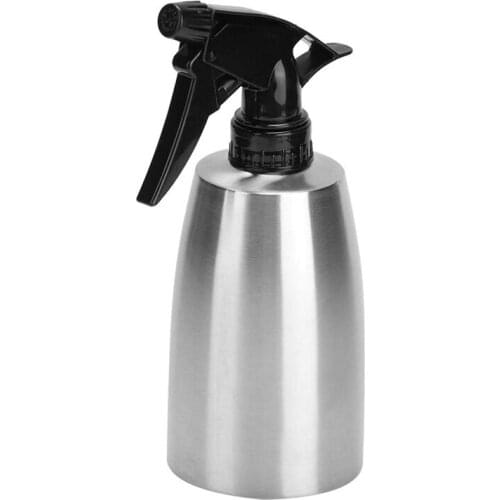 Stainless Steel Spray Bottle, 400Ml Adjustable Spray Storage Container For Plant And Home Cleaning