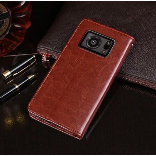 Case For Sharp Aquos R6 Case Cover High Quality Flip Leather Case For Sharp Aquos R6 Cover Capa Phone bag Wallet