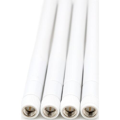 Good quality high Gain 2.4G wifi antenna 2.4Ghz SMA Antenna white Folding glue stick SMA male 3dbi for wireless AP router