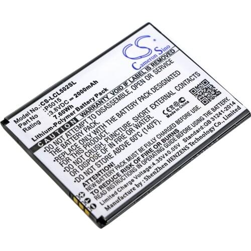 Cameron Sino Mobile SmartPhone Replacement Li-Polymer Battery 2000mAh For P5015 VIVO L-ITE 502 Free Tools