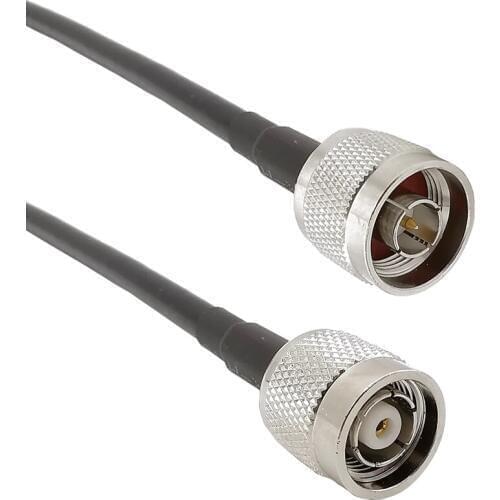 N Male to RP TNC Male Coax RG58 RF Cable RP-TNC Male to Type N Male Coaxial Wire For WIFI Router 1/2/5/8/10/12/15M