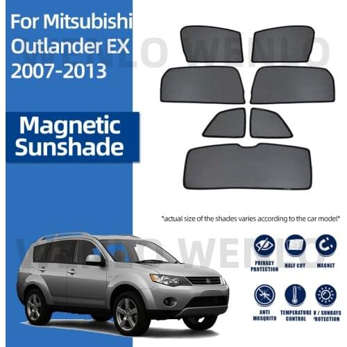 For Mitsubish Outlander EX 2010-2012 Magnet Curtain Car Sun Shade Front Windshield Window Sunshade Foldable Block UV Protection