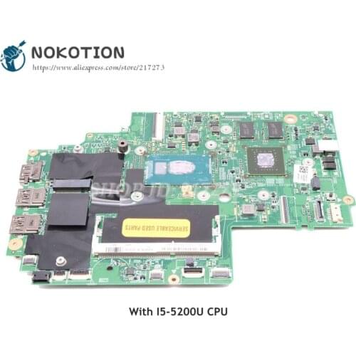 NOKOTION For Lenovo Yoga 14 Laptop Motherboard I5-5200U CPU 00UP329 LCB-1 448.01107.0021 GT940M 2GB graphics
