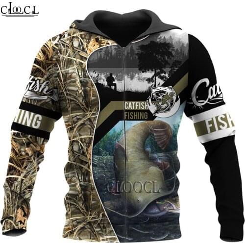 HX Catfish Fishing 3D Printed Mens Hoodie Harajuku Streetwear Autumn Sweatshirt Unisex Casual Jacket Tracksuits Drop Shipping