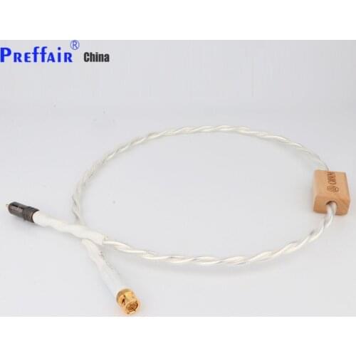 Nordost odin super Reference 110Ohm BNC Male to RCA male Adapter connector plug Digital Coaxial cable