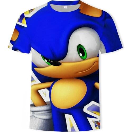 2021 new boy/girl 3D anime cartoon print T-shirt fashion trend short-sleeved casual comfortable 3DT shirt T-shirt