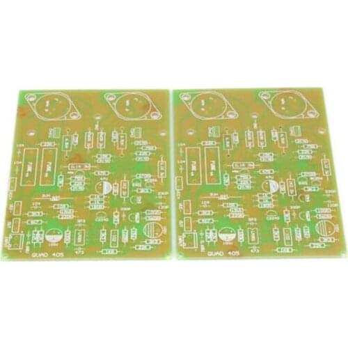 One Pair PCB Board for QUAD405 Clone MJ15024 100W+100W 8R AMP Amplifier Board
