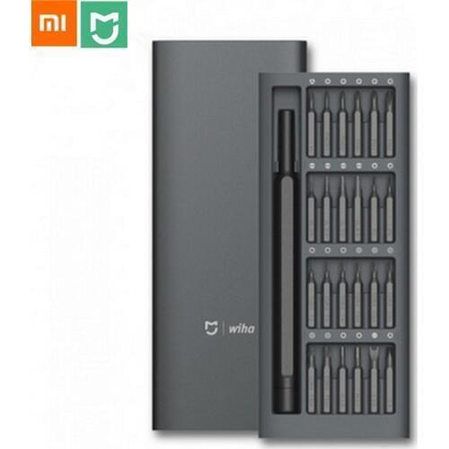 Original Xiaomi Mijia Wiha Daily Use Screwdriver Kit 24 Precision Magnetic Bits Alluminum Box Screw Driver xiaomi smart home Kit