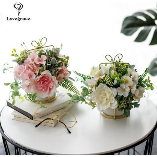 Autumn Small Bud Roses Camellia Artificial Flower Silk Rose Flower Bouquet DIY Wedding Home Christmas Decor Flowers Rose Bundle