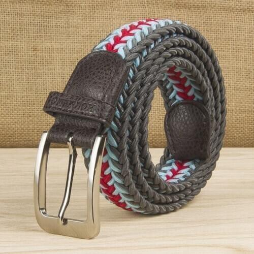 FURONG New Fish Bone Pattern Belt Sport Male Female Canvas Belts Outdoor Waistband Cinturones Hombre Mujer R063