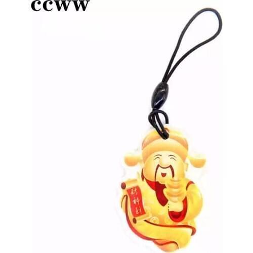 S50 1K 13.56MHz UID Rewritable Changeable Chinese Magic RFID Dropping Glue Keyfobs IC Badge Key Fob Token Tag Card