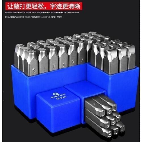 3/4/5/6mm Metal Leather Numbers Stamping Punch Tools Letter Alphabet Stamp DIY Leather Tool Leather Craft Stamps 36pcs/Set